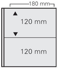 SAFE 1277 Fogli Banconote ARTline 5 pz 2 Scomparti Neri