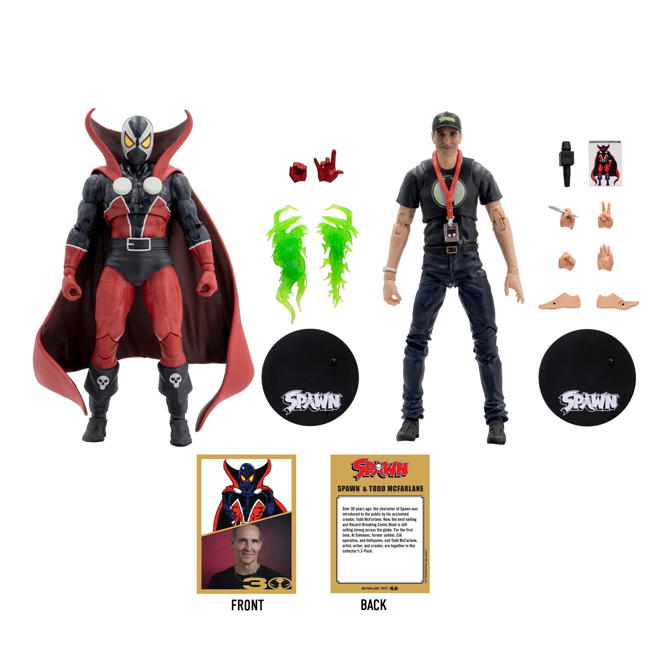 McFarlane Spawn Todd McFarlane action figure set 2 30th Anniversary