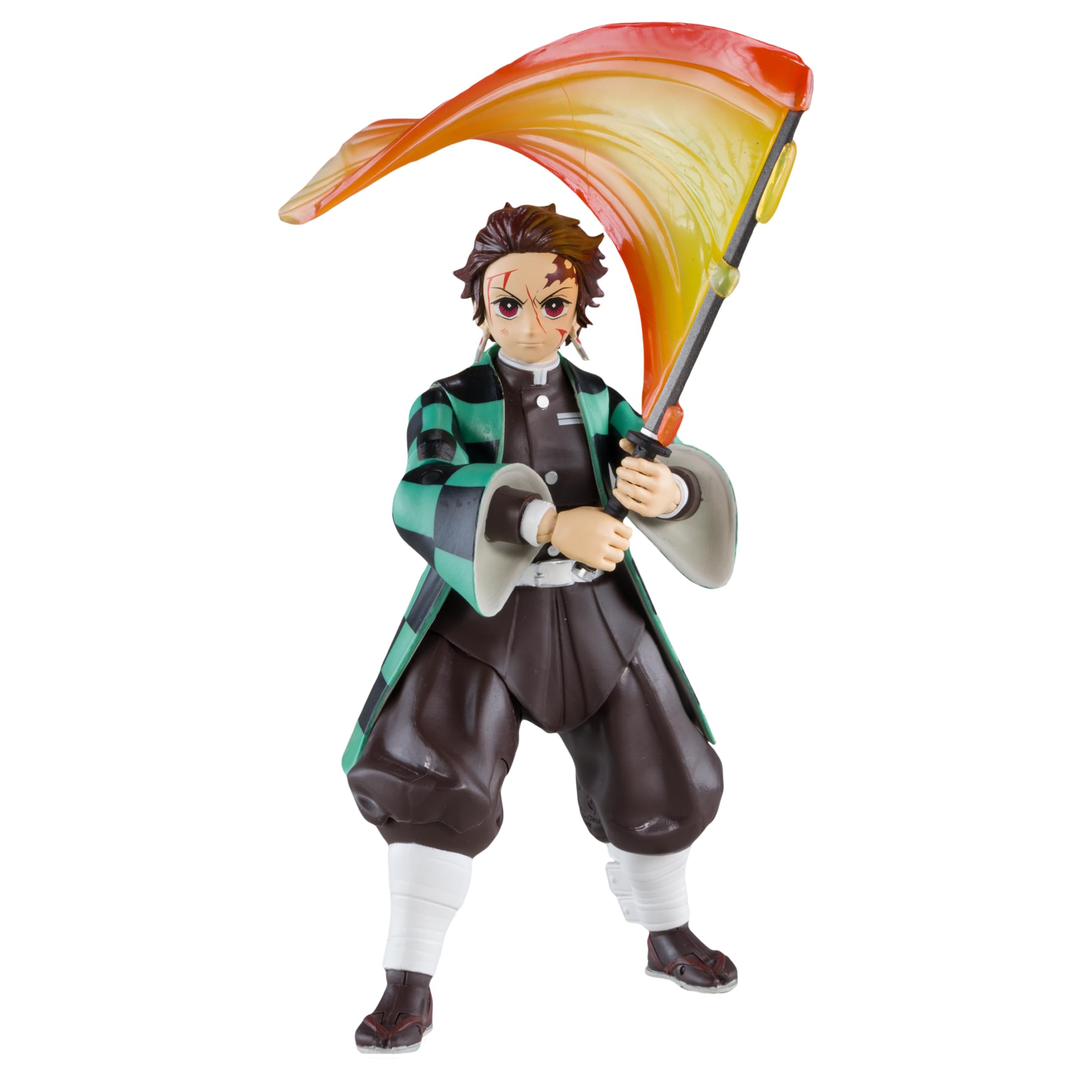 McFarlane Demon Slayer WV3 Tanjiro Kamado figura 7" battaglia Rui