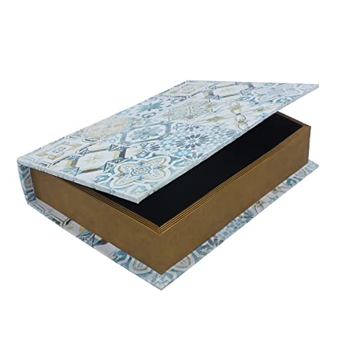 Safe Scatola Libro Moresco Chiaro Media in Legno