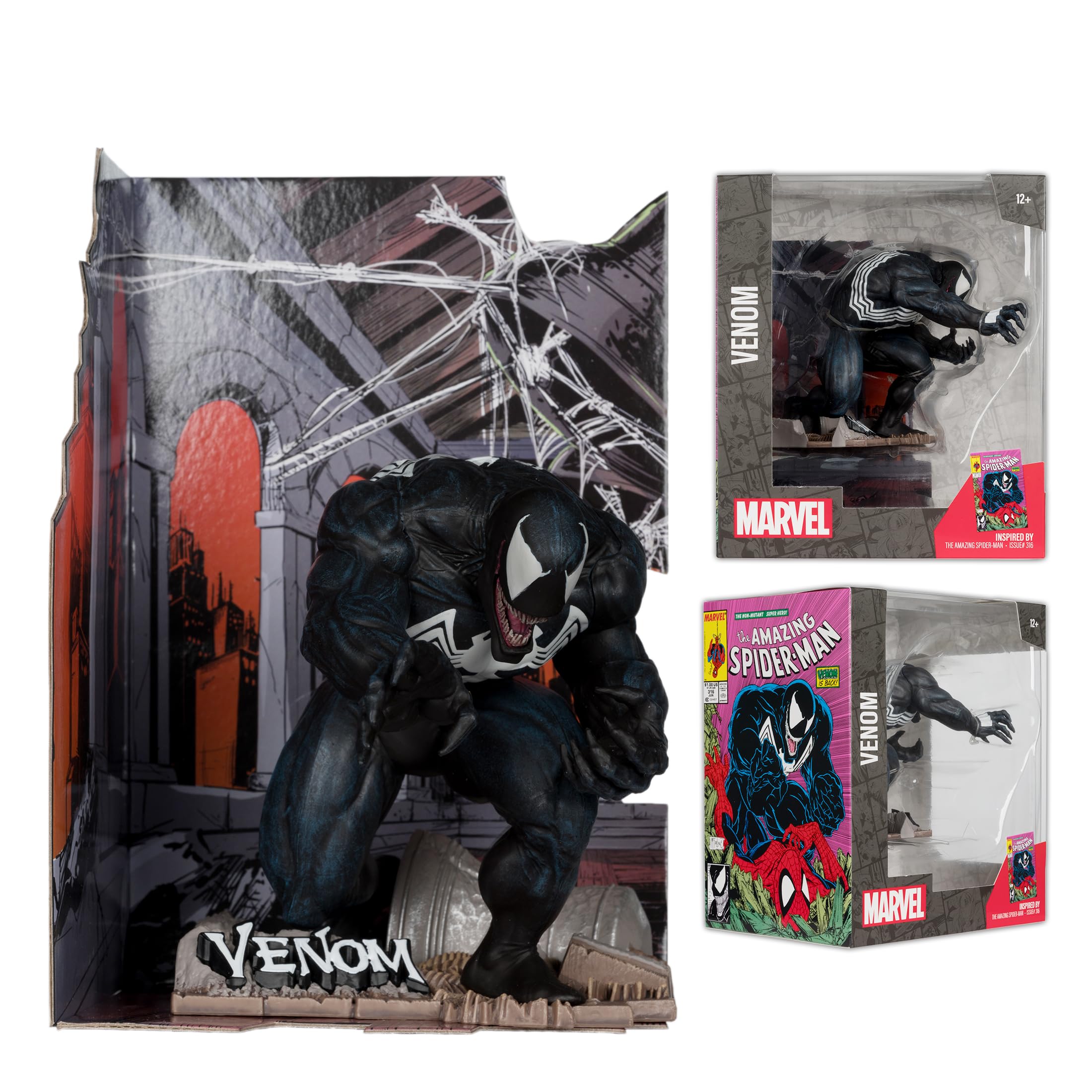 McFarlane Marvel Venom Amazing Spider-Man 316 statua 1:10