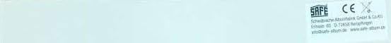Safe Lupen 9554 lente ingrandimento LED 110 mm 2,5x+4x