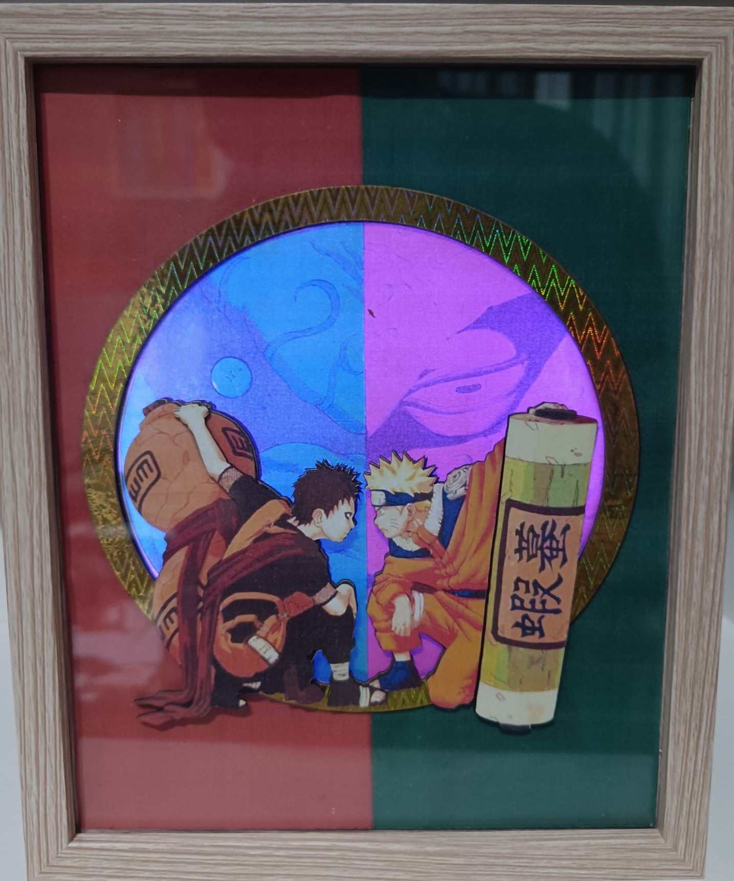 L'Atelier di Zelda Mondi di Luce Naruto e Gaara lightbox USB