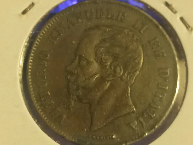 TS Collezionismo Numismatica Moneta 5 Centesimi 1867 BB rame