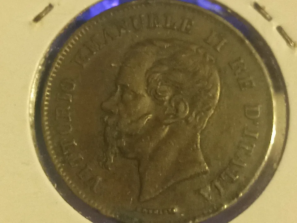 TS Collezionismo Numismatica Moneta 5 Centesimi 1867 BB rame