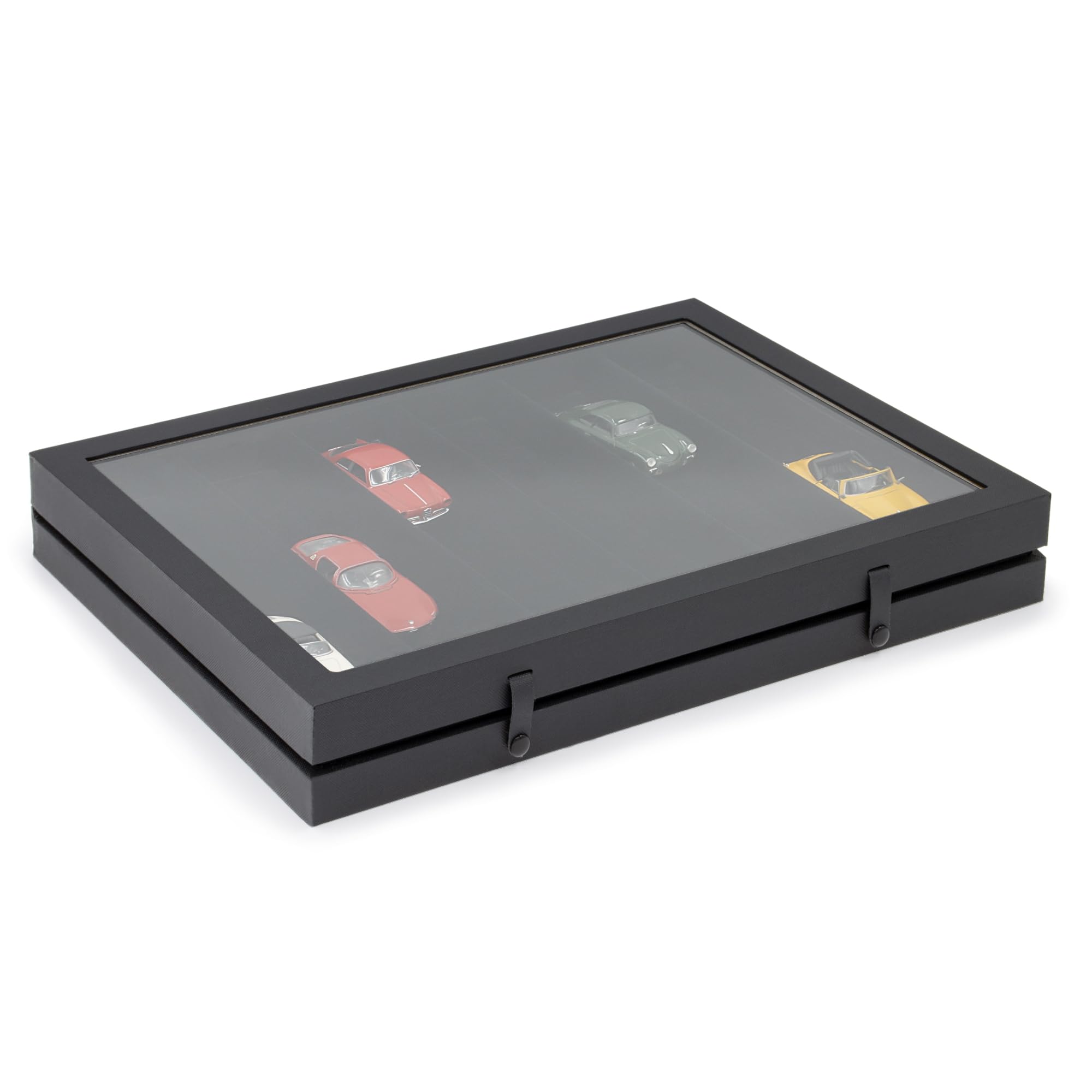 SAFE Vitrinen 5674 Vetrina 40x30cm Vetro 6 Scomparti Nera