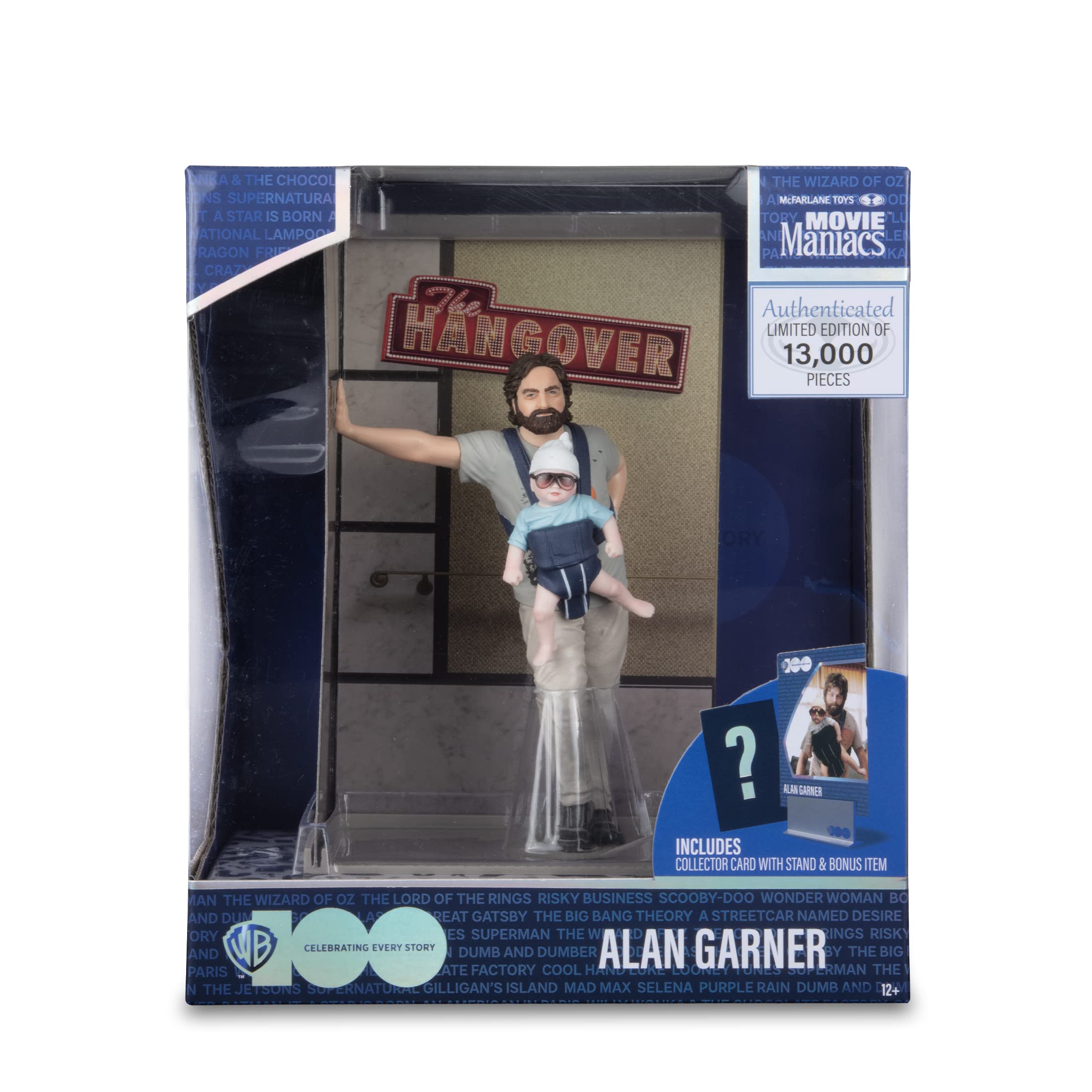McFarlane Movie Maniacs Alan Garner statuetta 18 cm moderno