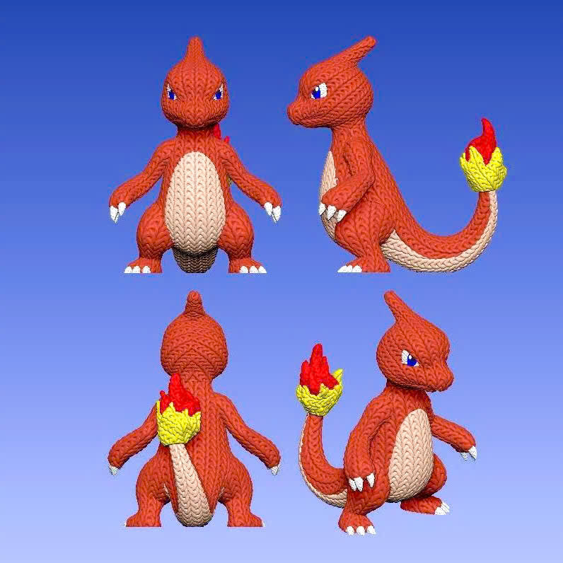 L'Atelier di Zelda Stampe Incantate Charmeleon statuina Small