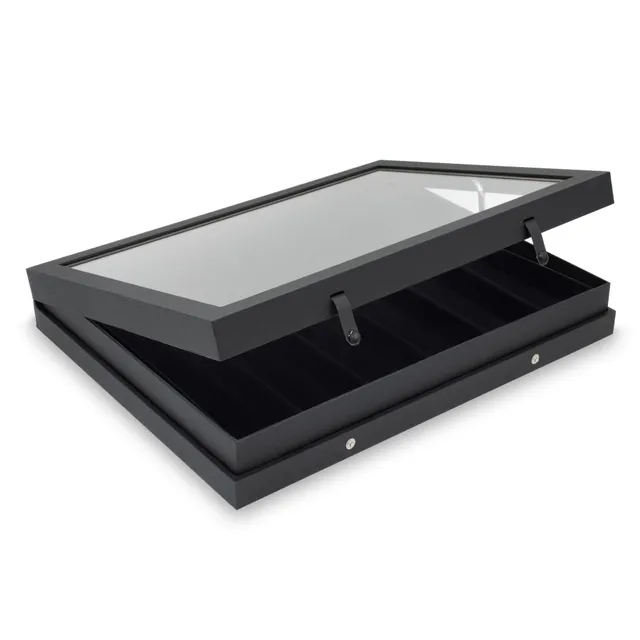 Safe 5674 Black Edition Vetrina Vetro 6 Scomparti