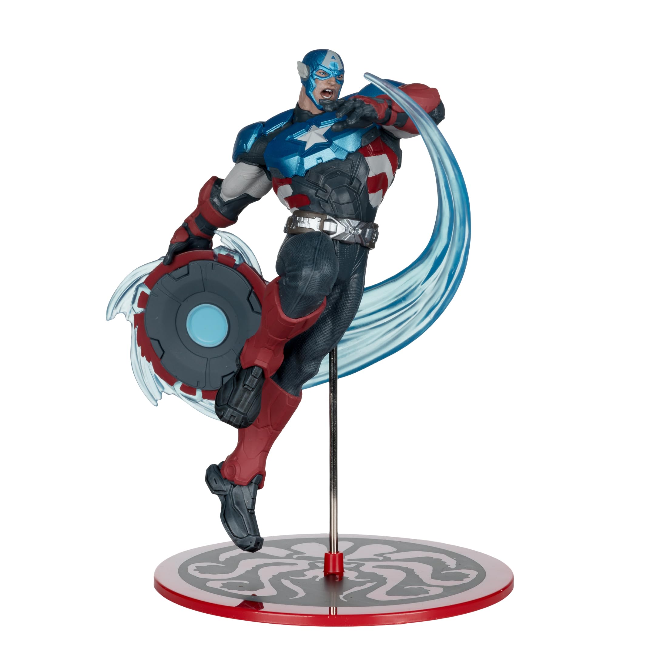 McFarlane Marvel Rivals Captain America statua 1:10 20 cm
