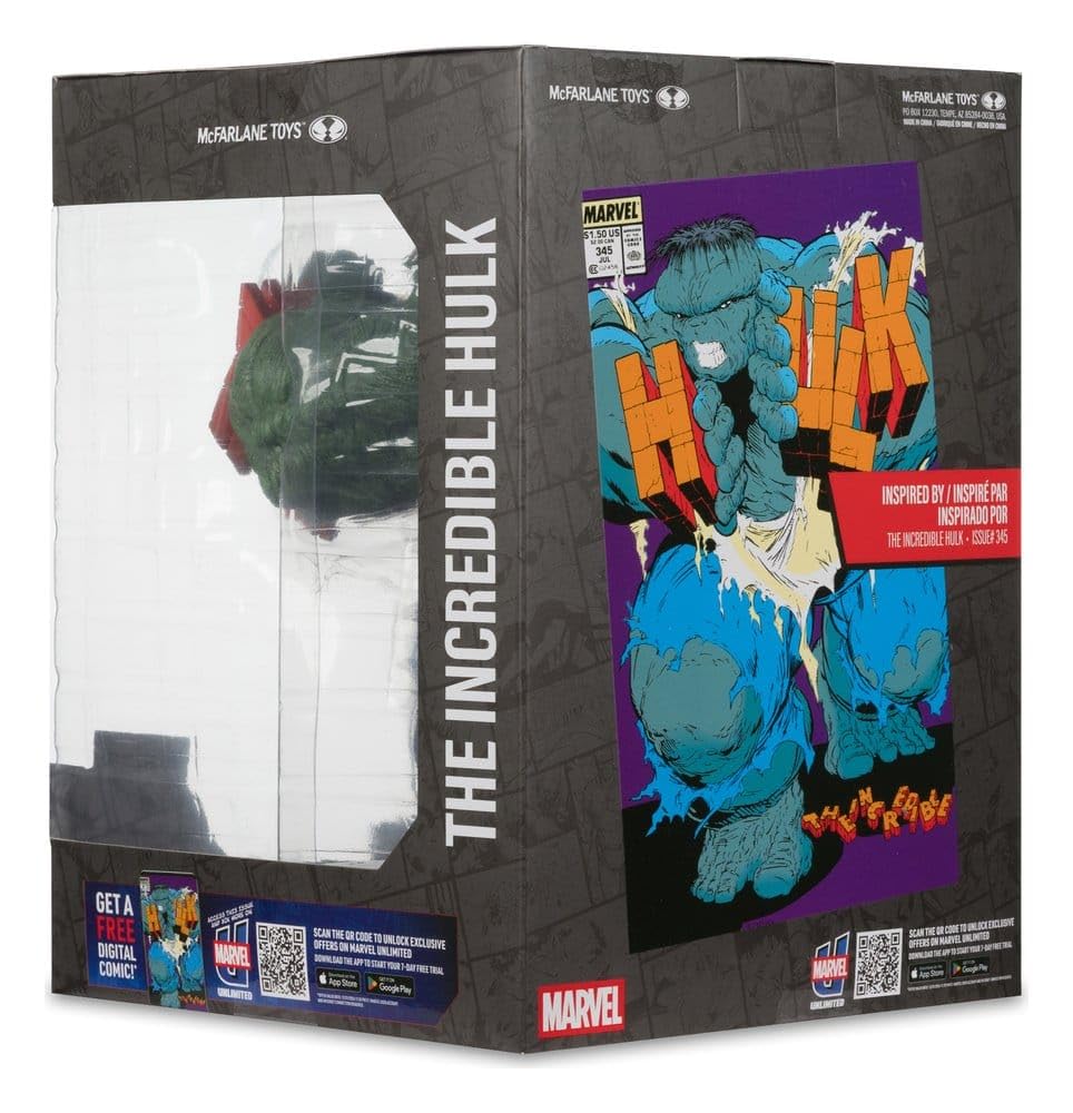 McFarlane Marvel Hulk #345 statua 1/6 Green Hulk 30 cm