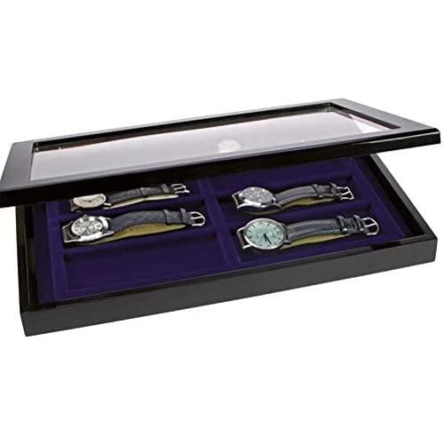 Safe 5937 vetrina orologi legno nero 8 posti