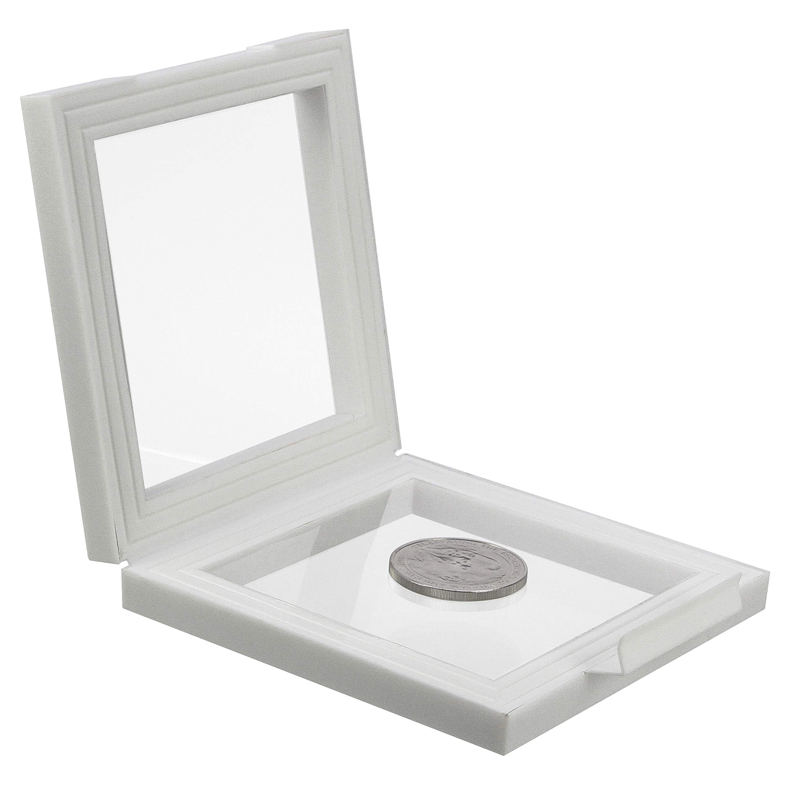 SAFE 4500 Schweberahmen cornice bianca 13x13 cm per monete