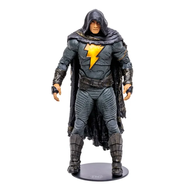 McFarlane DC Multiverse Black Adam action figure con mantello film
