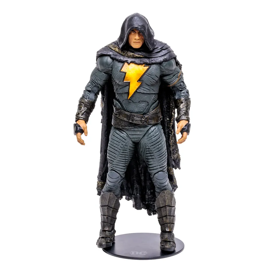 McFarlane DC Multiverse Black Adam action figure con mantello film