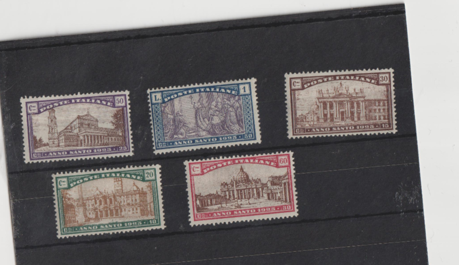 TS Collezionismo Filatelia Anno Santo 1925 francobolli MH