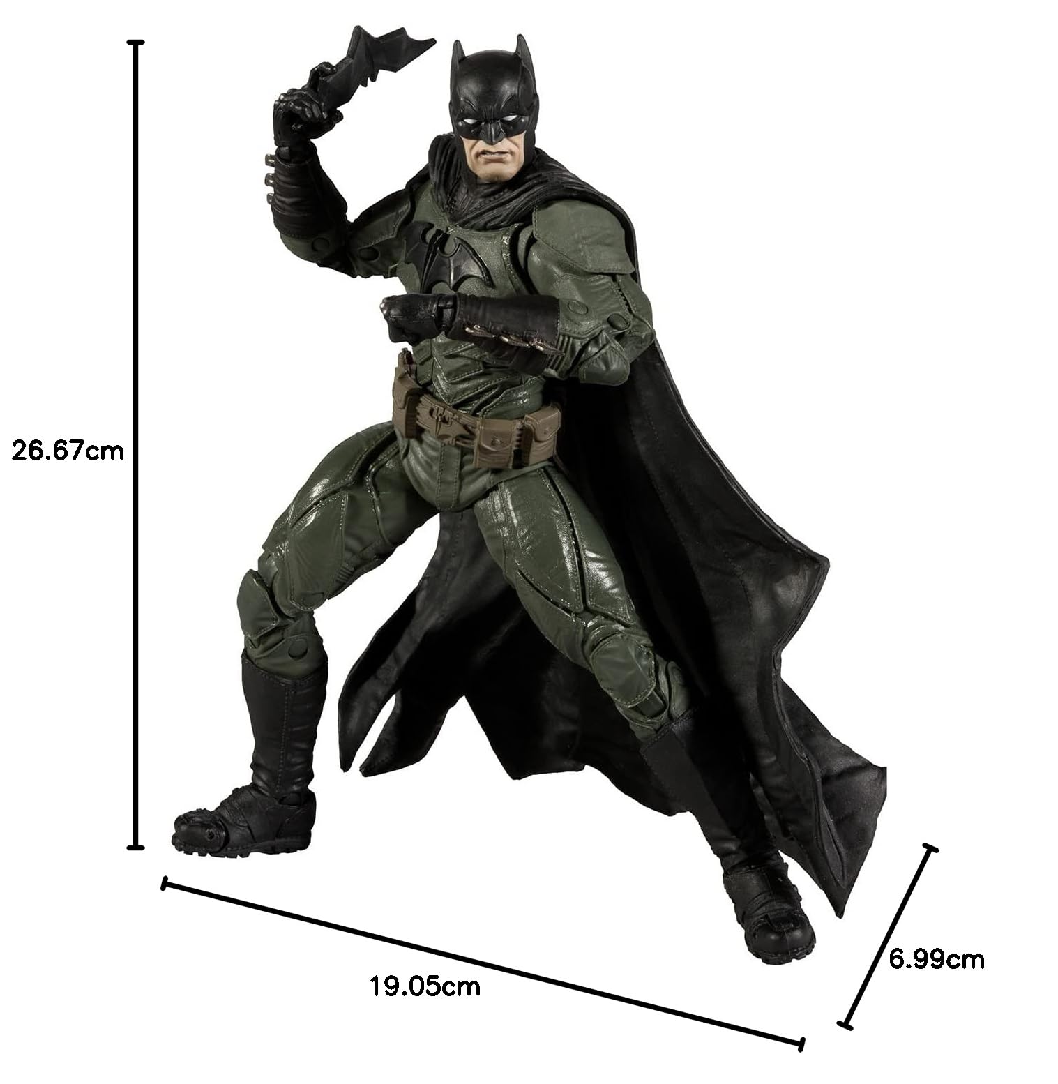 McFarlane DC Direct Batman action figure 17,8 cm con fumetto