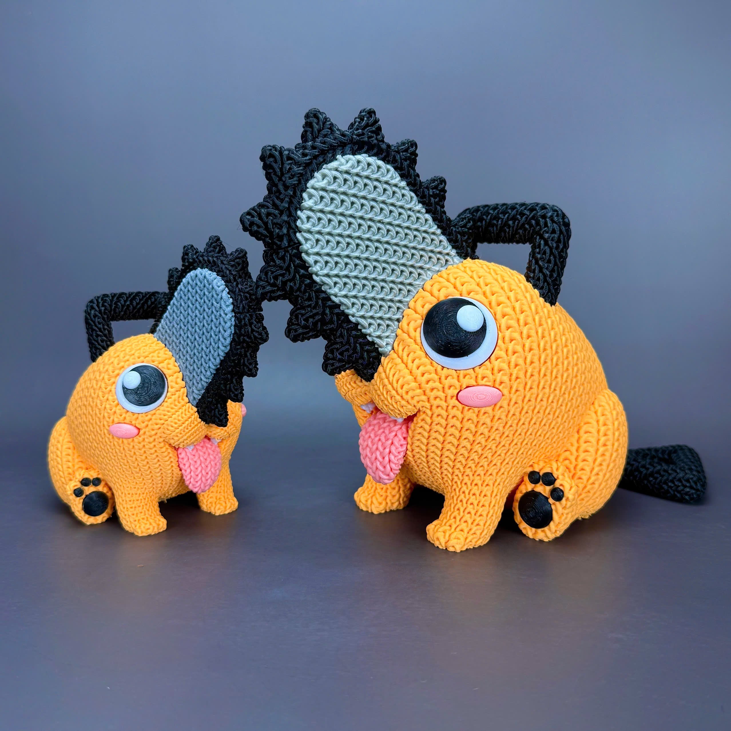 L'Atelier di Zelda Stampe Incantate Pochita crochet statua Small PLA