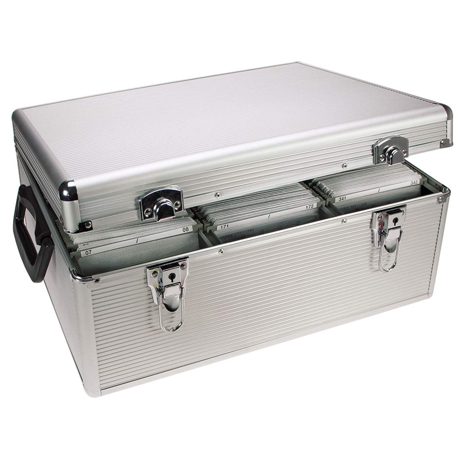 Safe 216 Valigetta Alluminio 510 CD DVD con Serratura