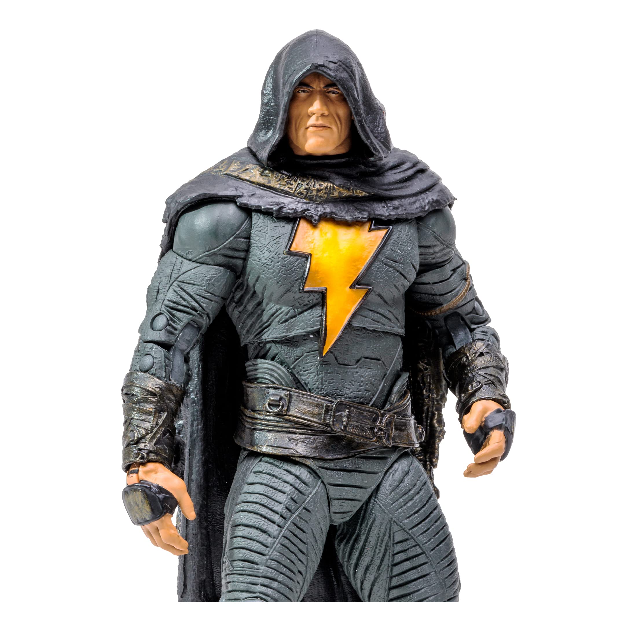 McFarlane DC Multiverse Black Adam action figure con mantello film