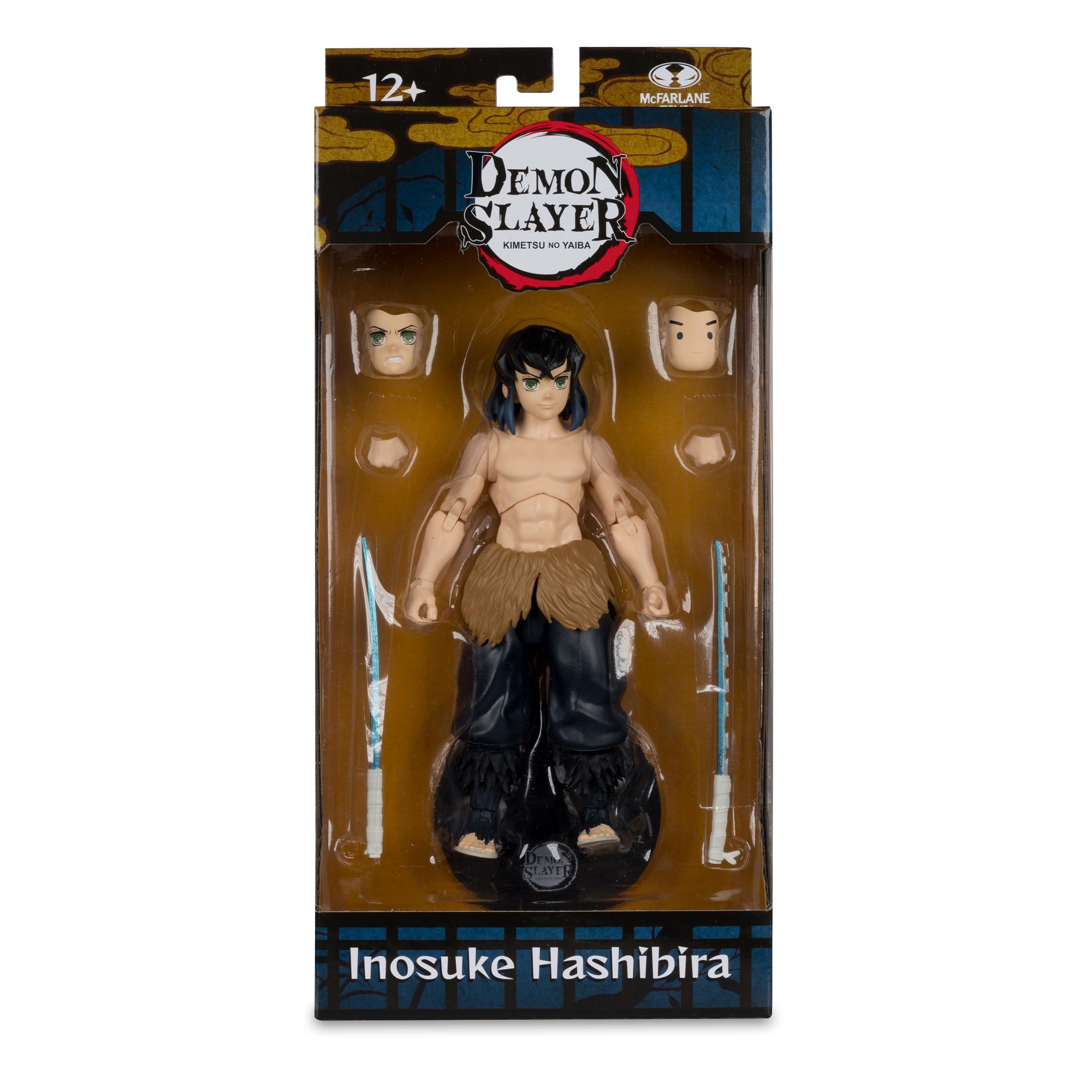 McFarlane Demon Slayer Inosuke action figure smascherato