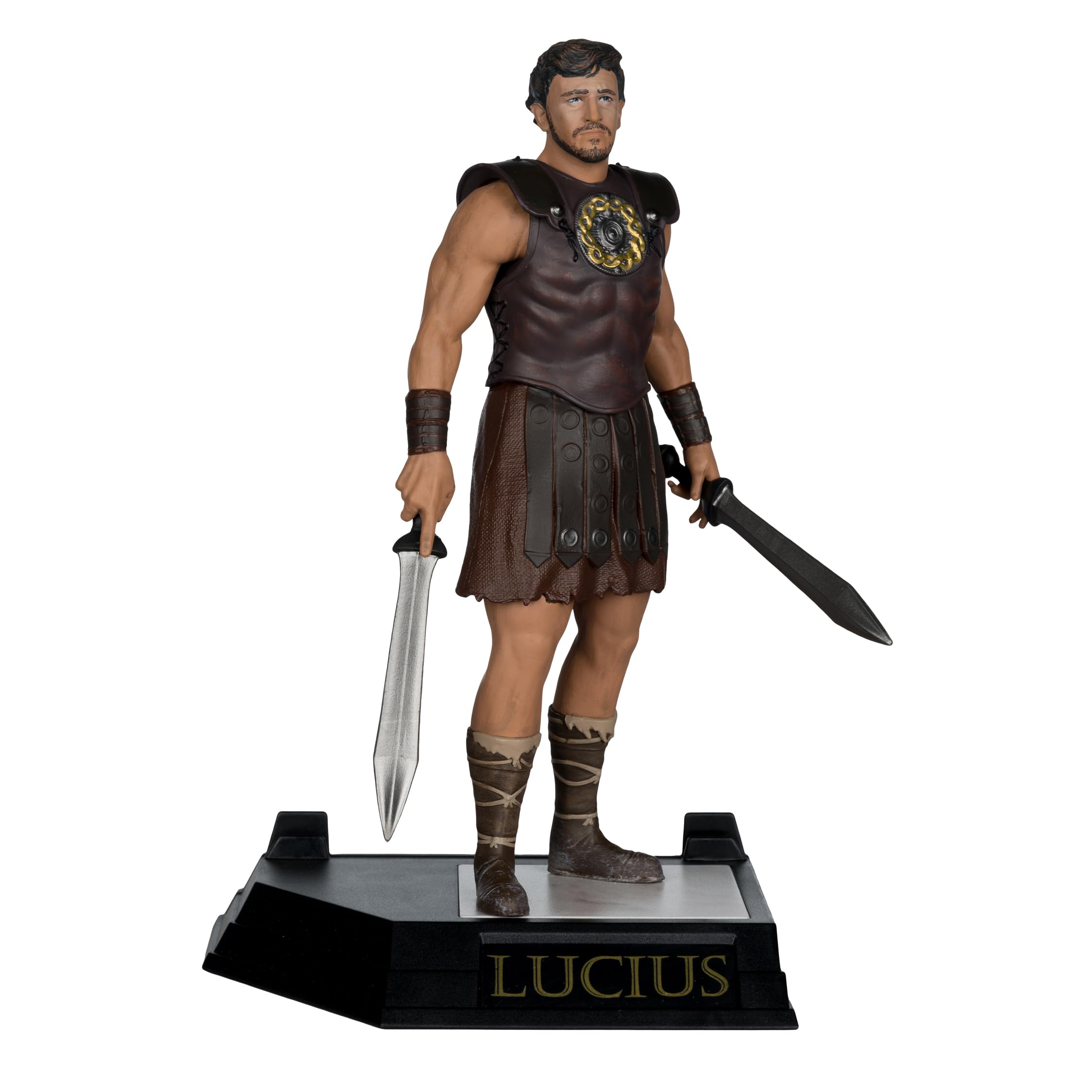 McFarlane Movie Maniacs Lucius Gladiator II figure in posa 15,2 cm
