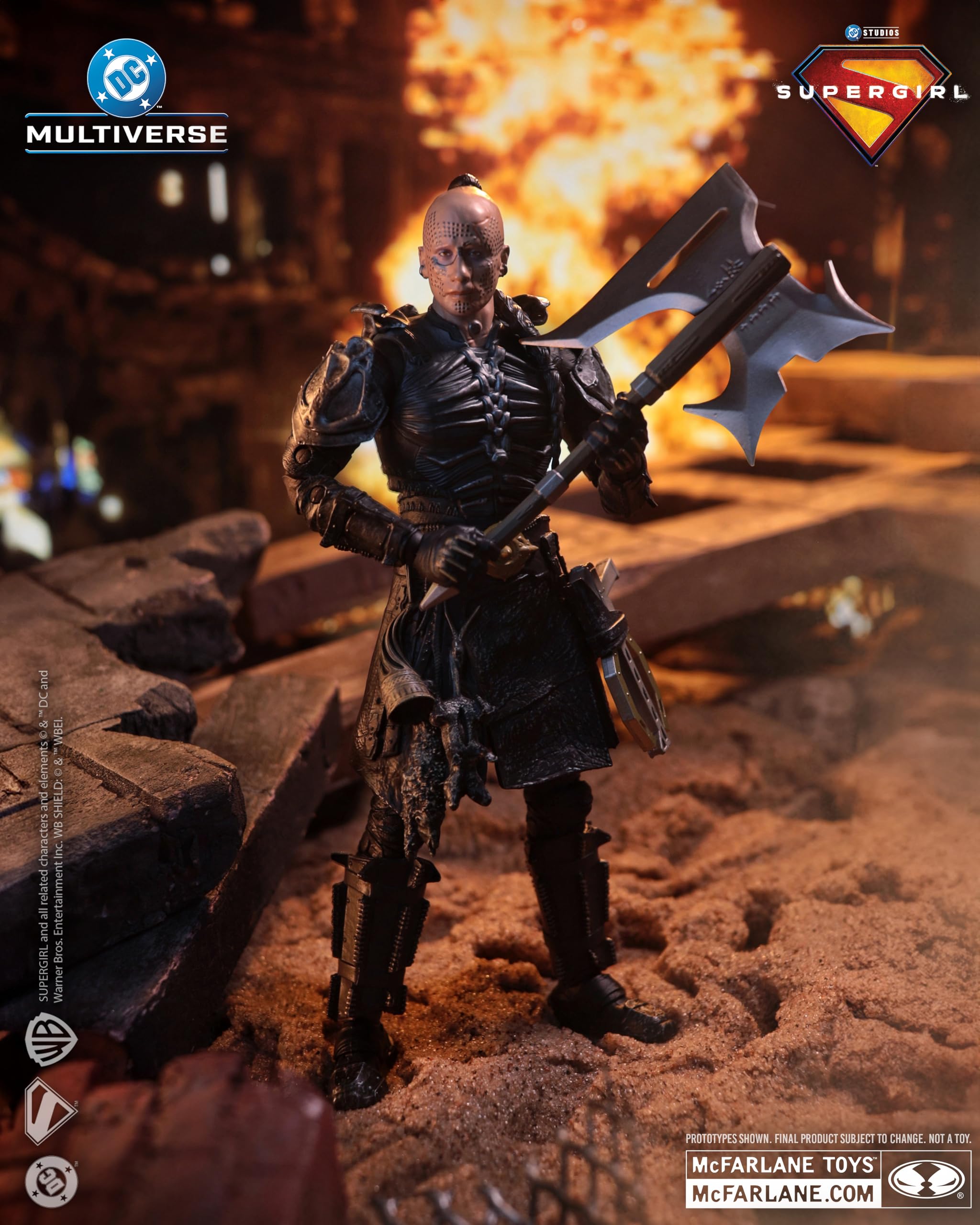 McFarlane Supergirl Movie Krem Yellow Hills action figure 18 cm