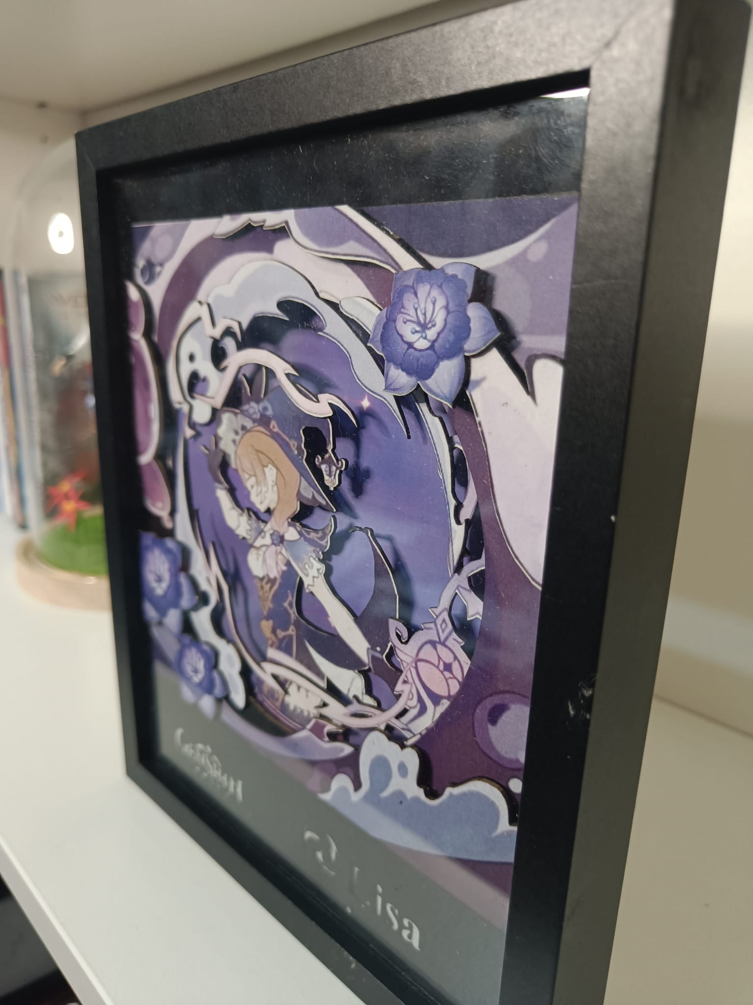 L'Atelier di Zelda Mondi di Luce Lisa lightbox viola Electro