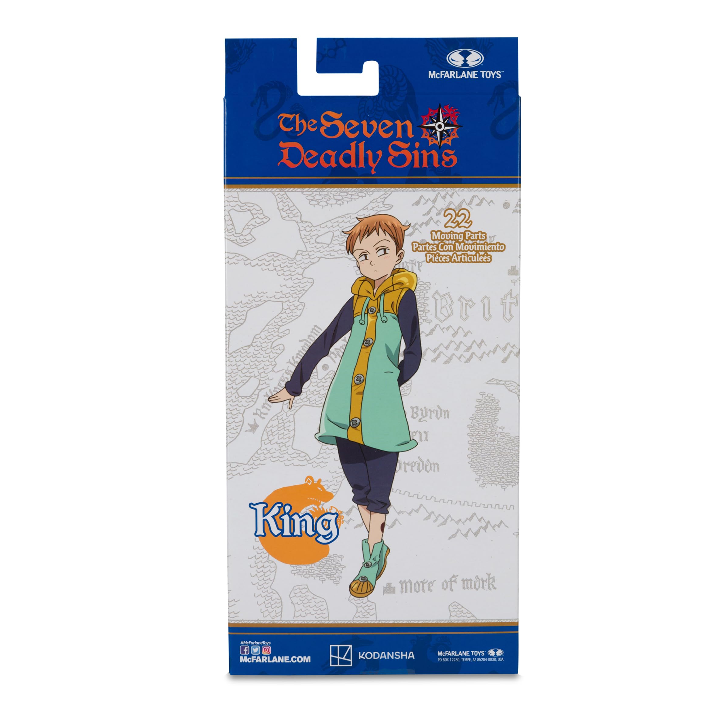 McFarlane Seven Deadly Sins King 7" Action Figure Wv2 18 cm