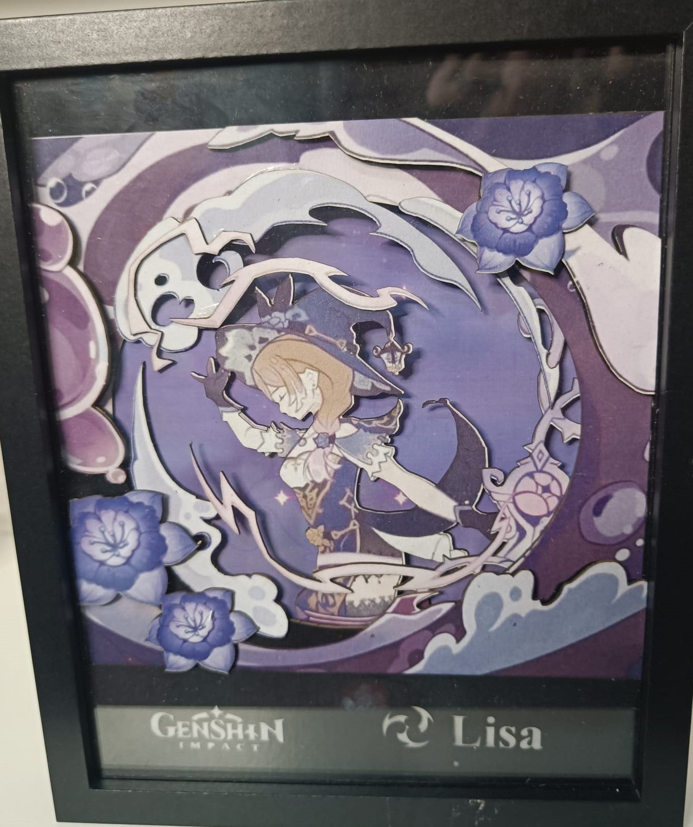 L'Atelier di Zelda Mondi di Luce Lisa lightbox viola Electro