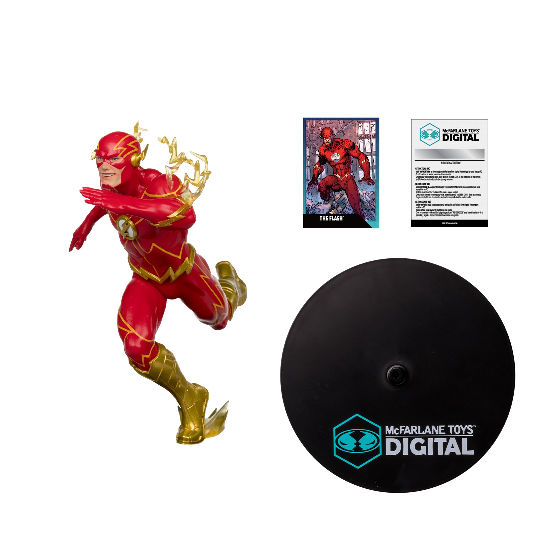 McFarlane DC Direct Flash Jim Lee statua 1:6 PVC con base