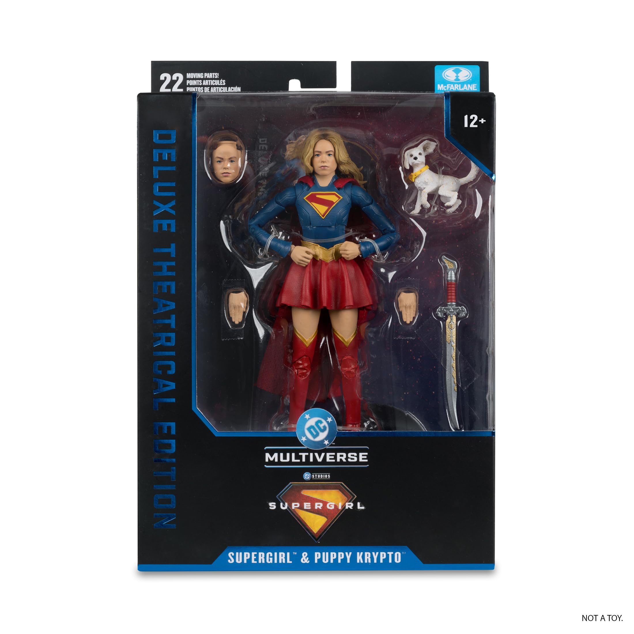 McFarlane Supergirl Movie Supergirl Krypto action figure 18 cm