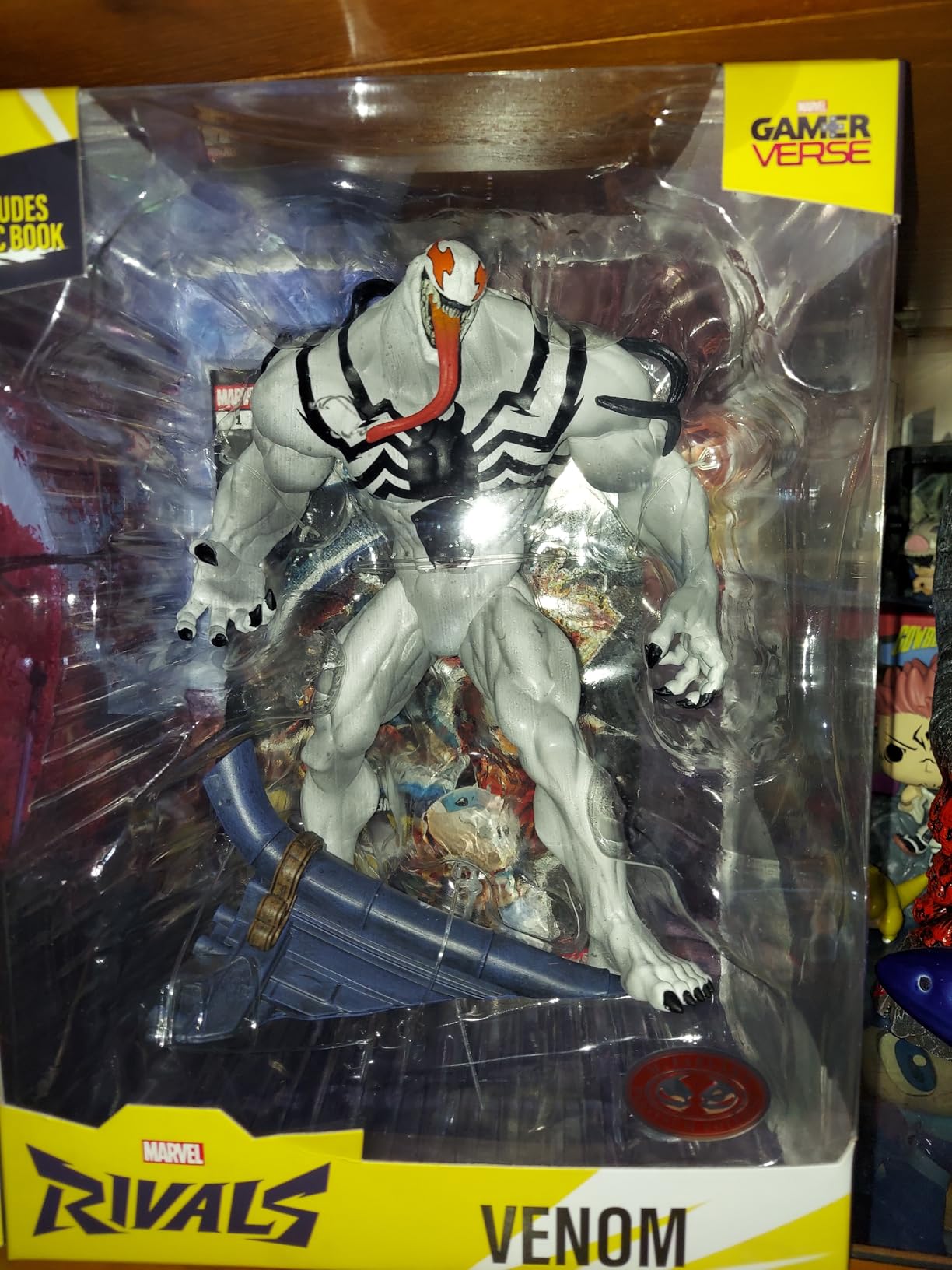 McFarlane Marvel Rivals Venom Red Platinum e Hulk set 2 figure 1:6