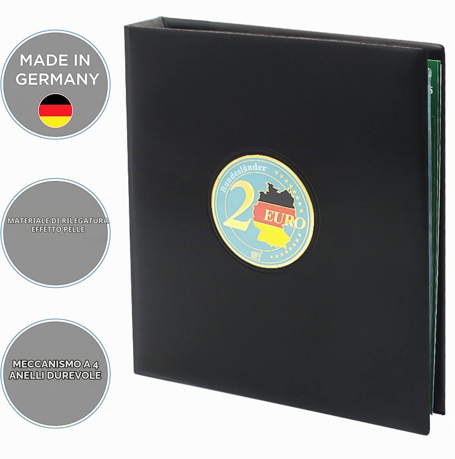 Safe 7345 album monete 2 euro Germania Bundesländer 2006-2021