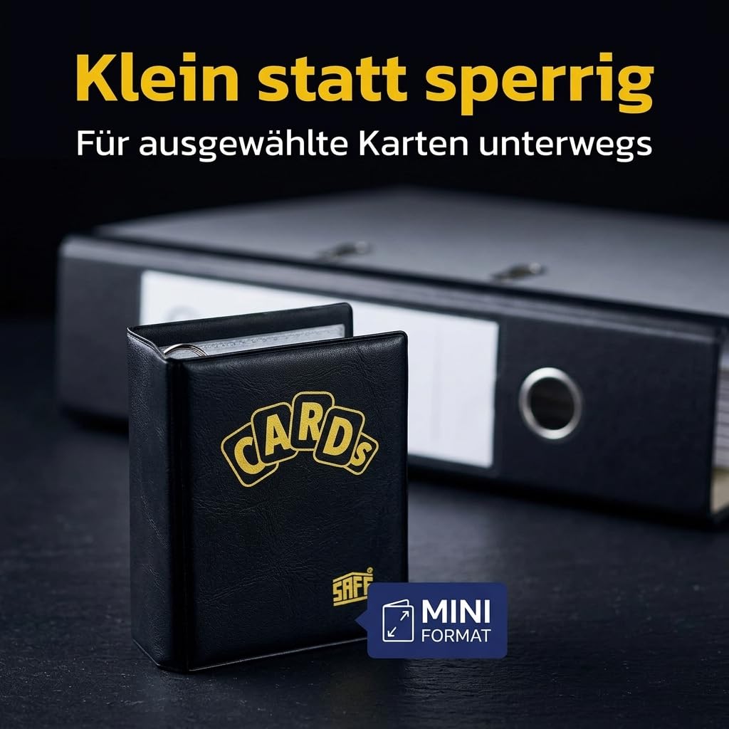 Safe Album tascabile Trading Cards 40 carte nero