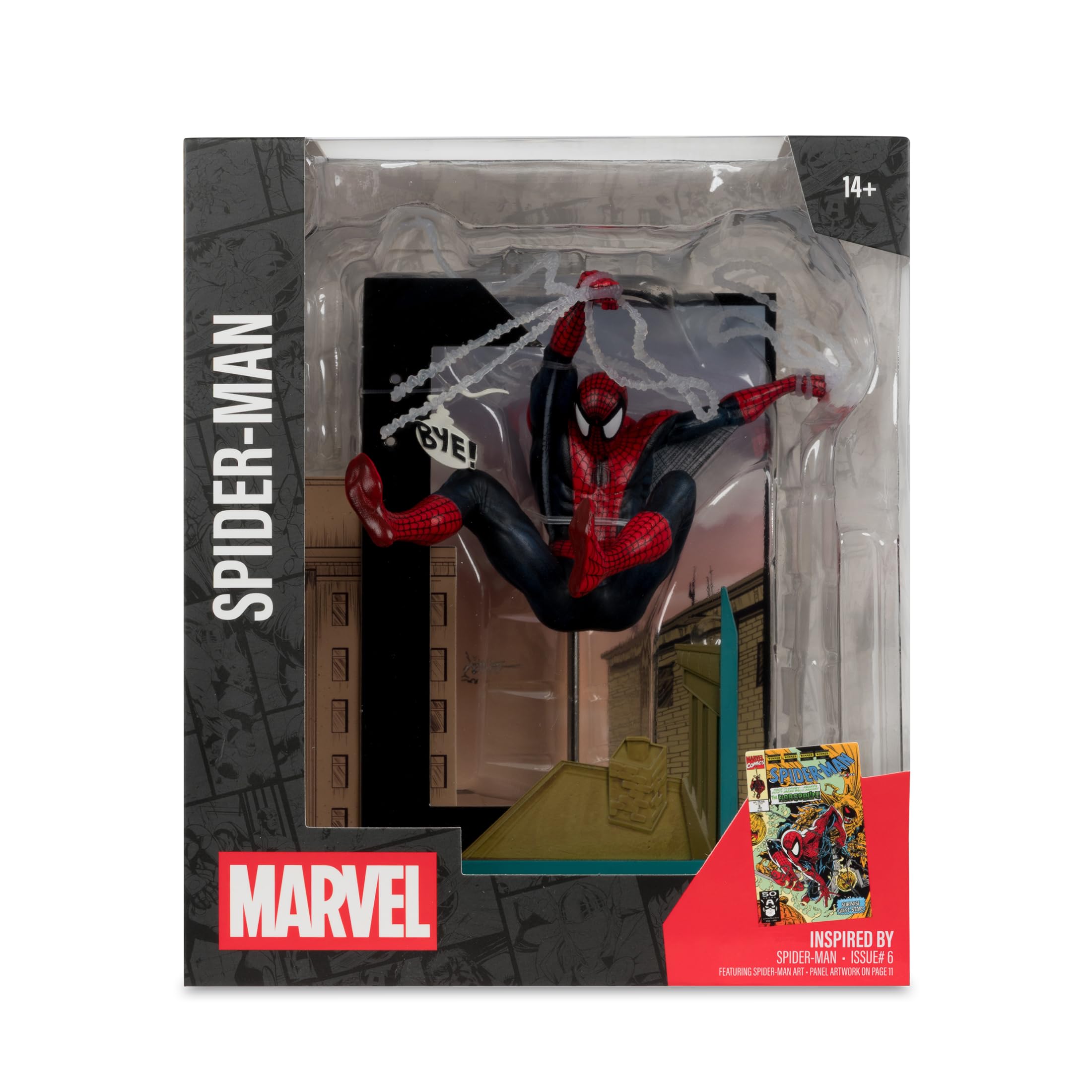 McFarlane Marvel Spider-Man #6 statua 1:10 con scena