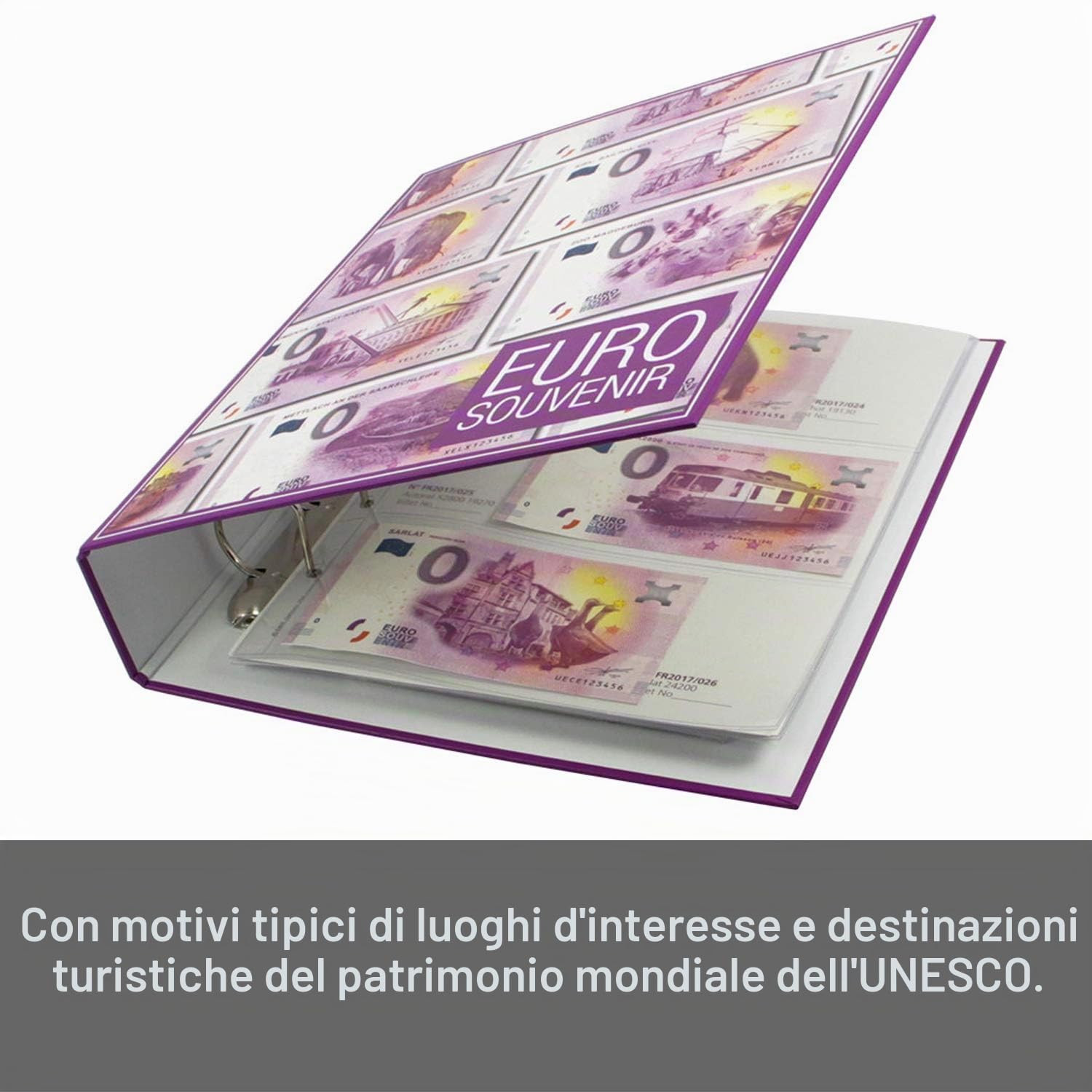 SAFE 3100 Album 0 Euro Tedesche con 5 Fogli rigido 4 anelli