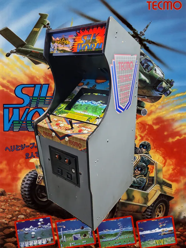 Arcade Story Arcade Silk Worm volume sparatutto Tecmo
