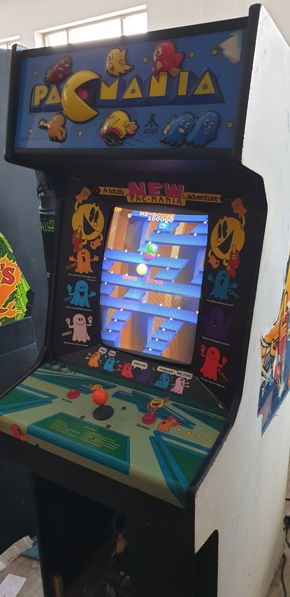 Arcade Story Arcade Pac-Mania 1987 Cabinato 3 Mondi Labirinto
