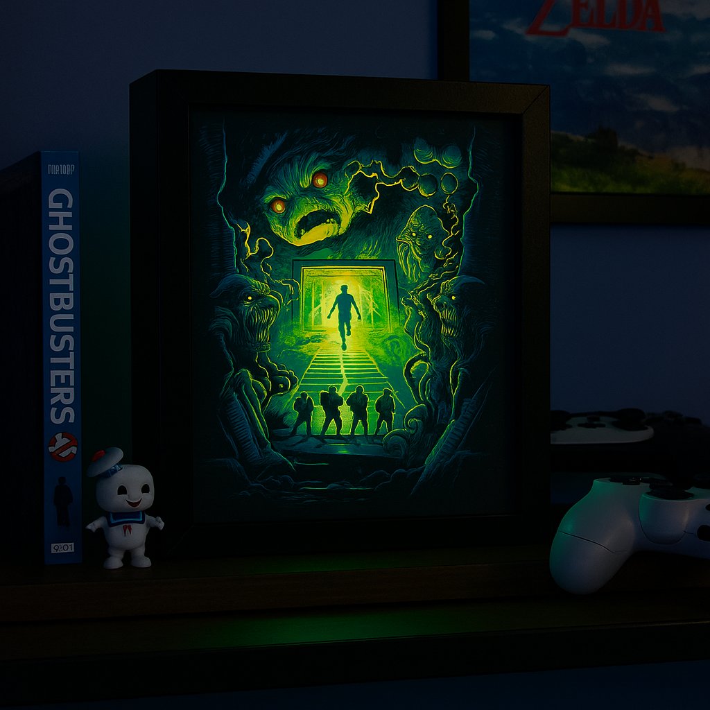 L'Atelier di Zelda Mondi di Luce Ghostbusters Portale lightbox USB
