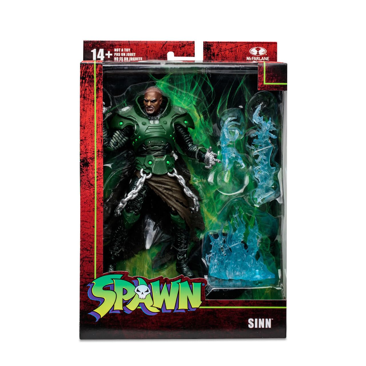 McFarlane Spawn Sinn action figure 17,8 cm 22 snodi