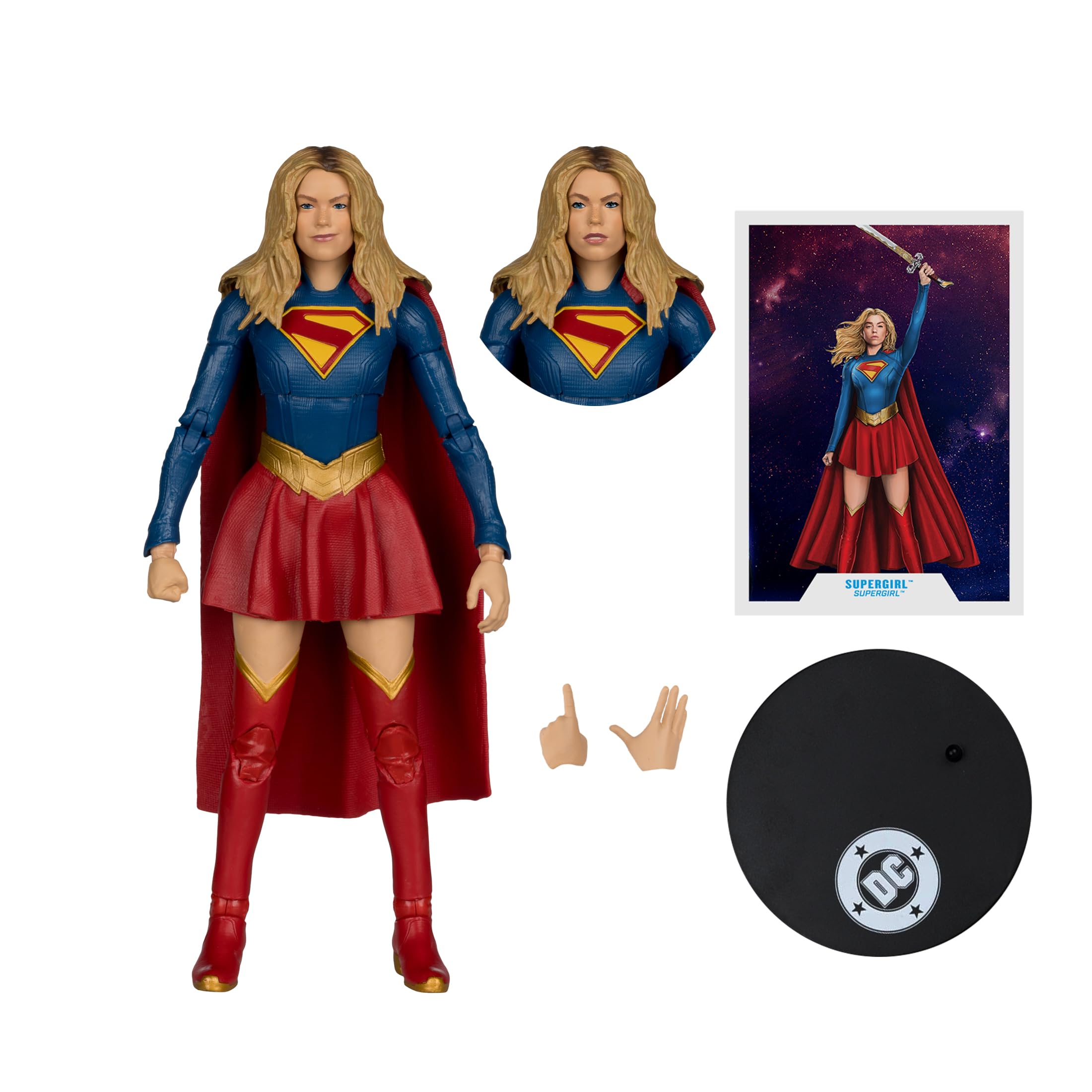 McFarlane DC Multiverse Supergirl Movie action figure 7" piastra extra