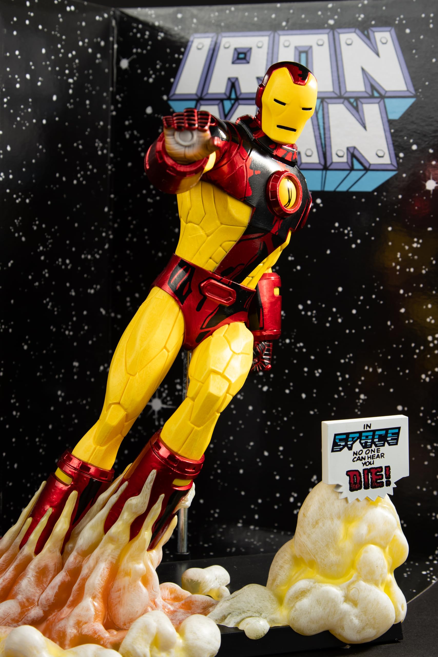 McFarlane Marvel Iron Man #256 statua 1:6 con scena e fumetto