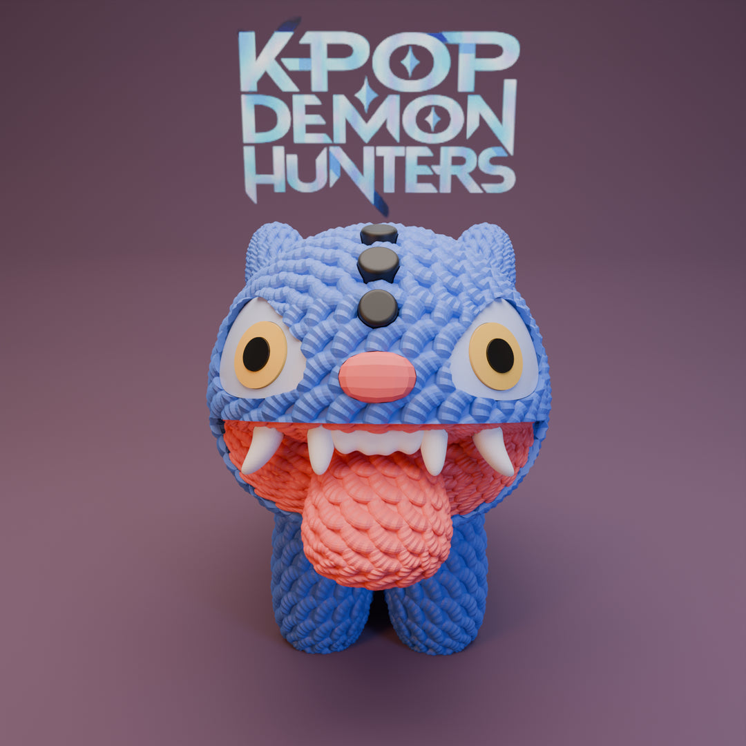 L'Atelier di Zelda Stampe Incantate Derpy Tiger statua PLA crochet