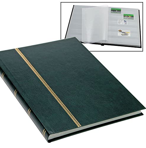 Safe Briefmarken 131-3 Album Francobolli A5 Verde 16 Pagine