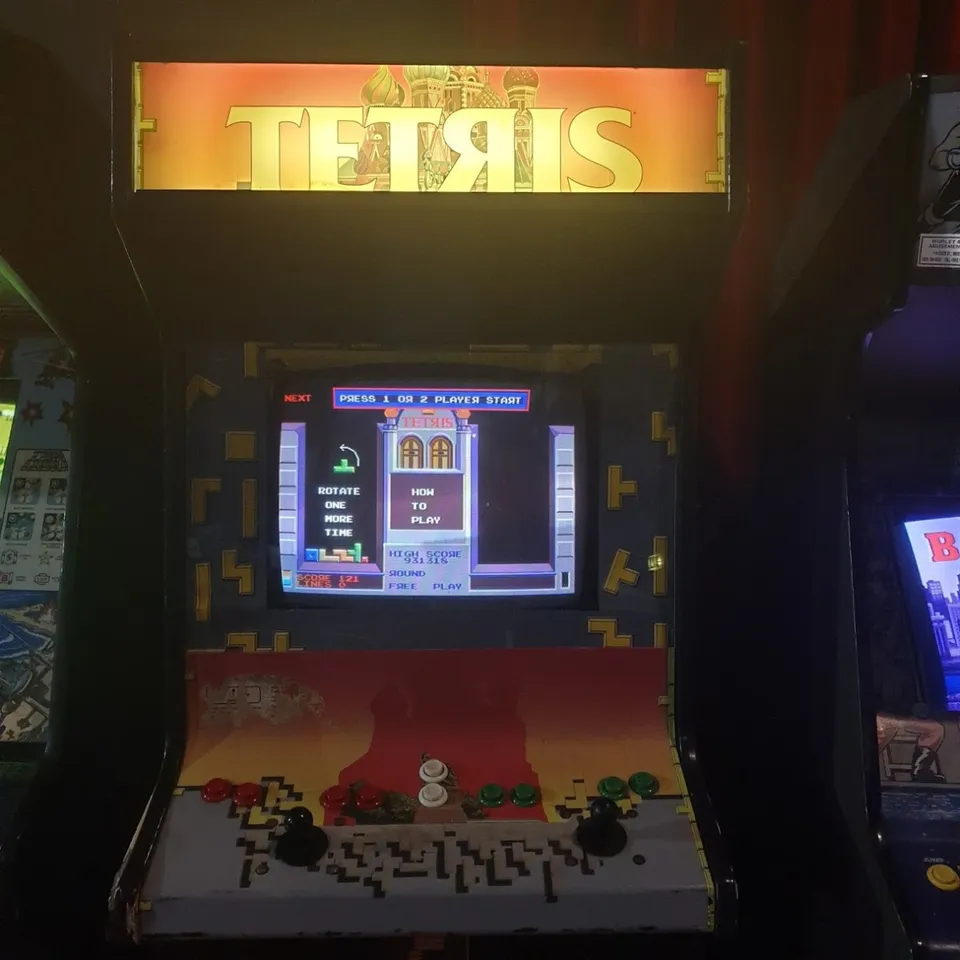 Arcade Story Tetris cabinato arcade Atari 1988 da collezione