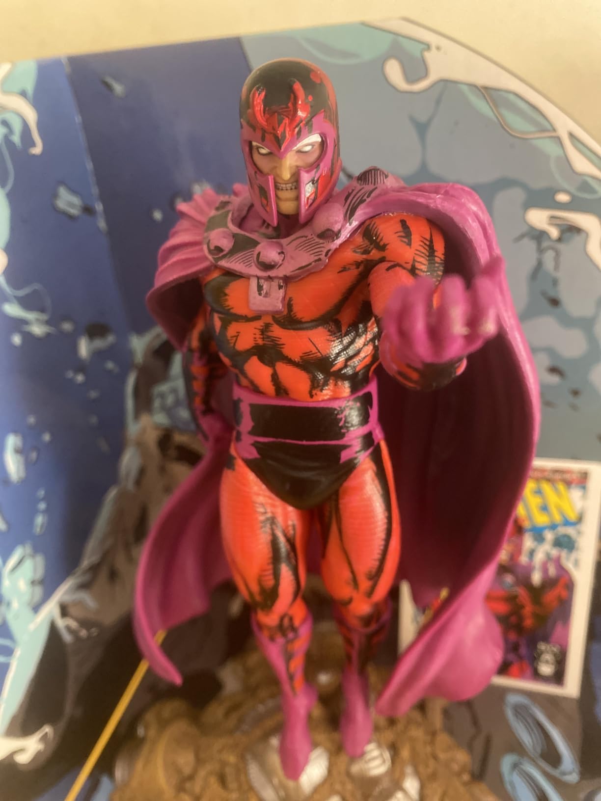 McFarlane Marvel Magneto X-Men #1 statuetta 1:10 con scena