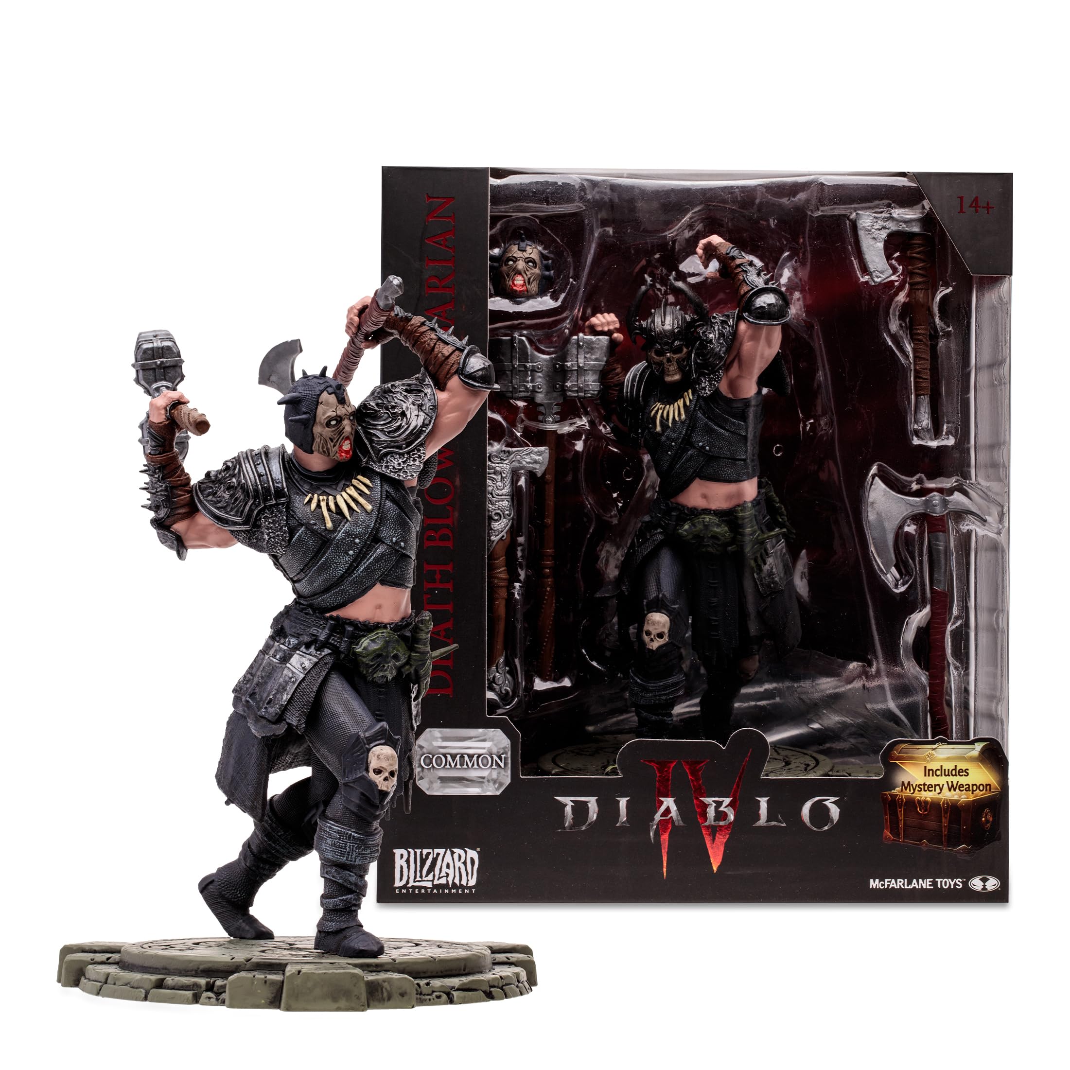 McFarlane Diablo IV Barbaro action figure 15 cm con armi