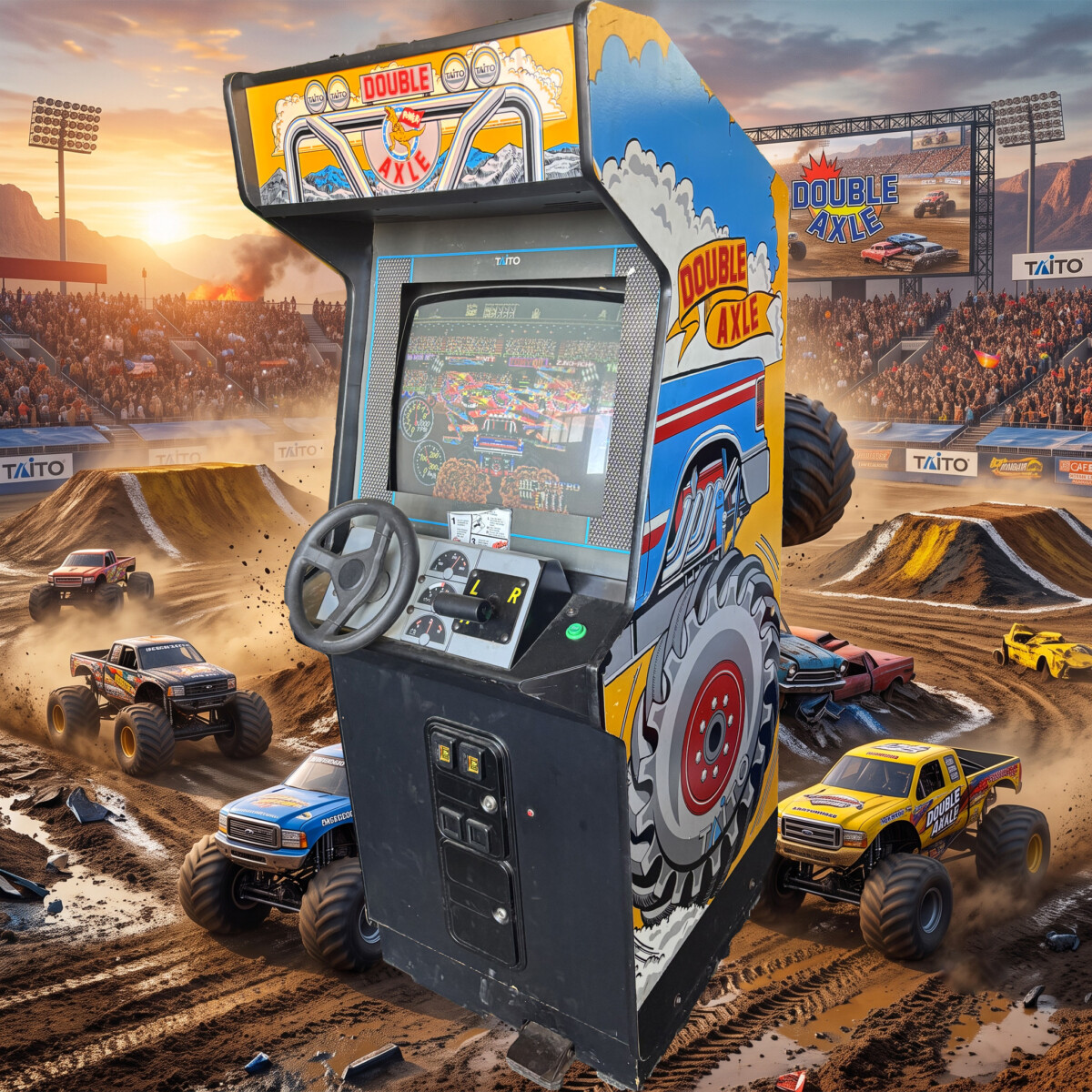 Arcade Story Double Axle Taito monster truck fuoristrada