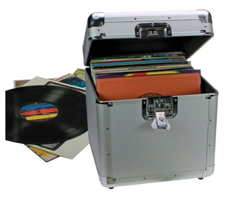 Safe 221 Valigetta Alluminio per 100 Dischi Vinile 360 mm